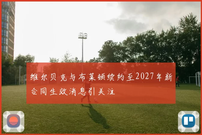 维尔贝克与布莱顿续约至2027年新合同生效消息引关注
